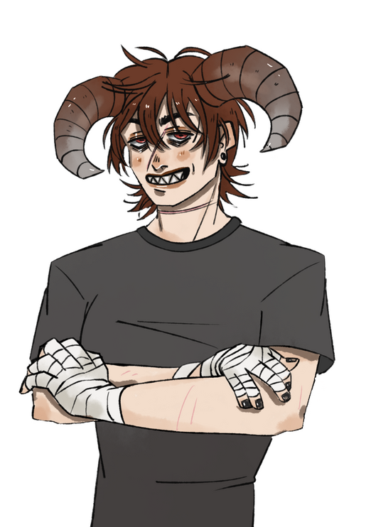 1 halfbody w/ minor shading ($20)